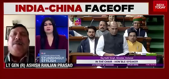 Lt. Gen. A.R. Prasad (Retd), founder of Arrays Ingenieria, on India Today
